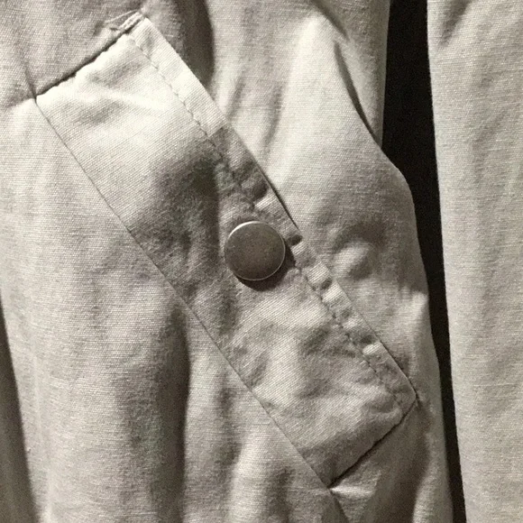 ⏰ Anthropology Tullette Khaki Bomber Jacket - Size S - Picture 4 of 12